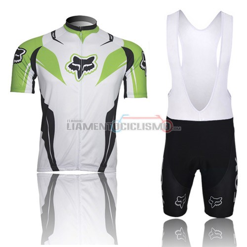 Abbigliamento Ciclismo Fox 2013 bianco e verde