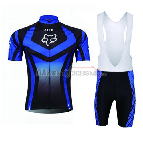 Abbigliamento Ciclismo Fox 2014 nero e blu