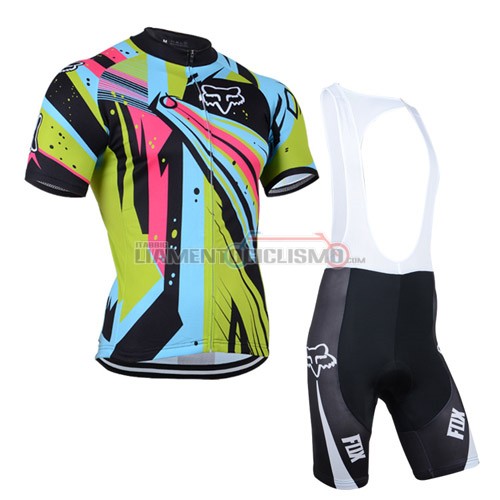 Abbigliamento Ciclismo Fox 2014 nero e verde