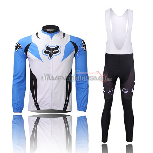 Abbigliamento Ciclismo Fox ML 2013 bianco e blu