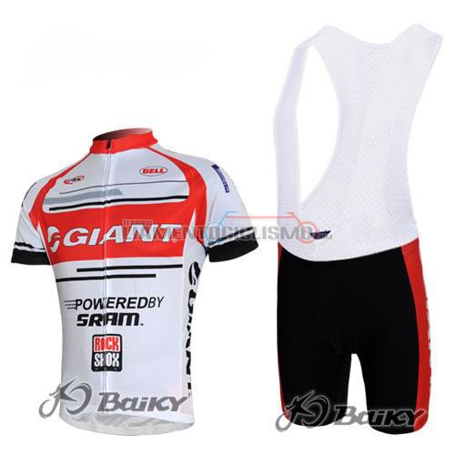 Abbigliamento Ciclismo Giant 2011 bianco e rosso