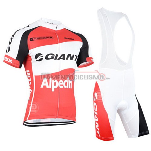 Abbigliamento Ciclismo Giant 2015 bianco e rosso