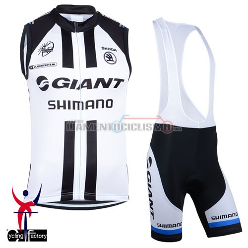 Gilet Antivento Giant 2015 nero e bianco