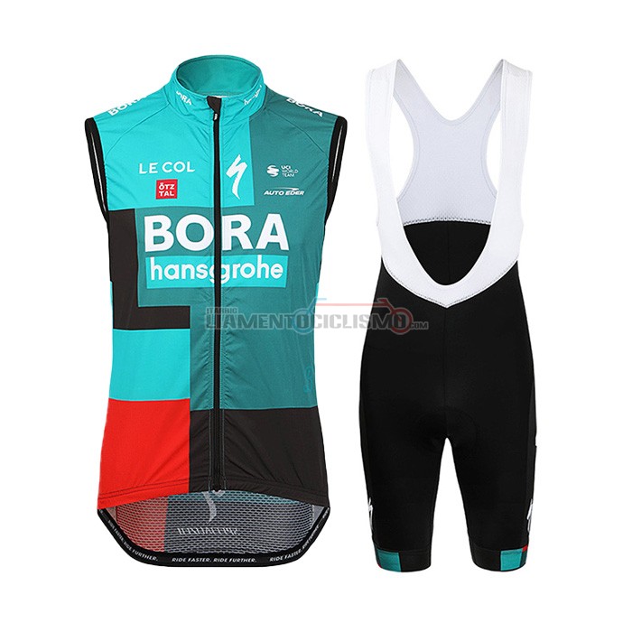 Gilet Antivento Bora-Hansgrone Manica Corta 2022 Verde