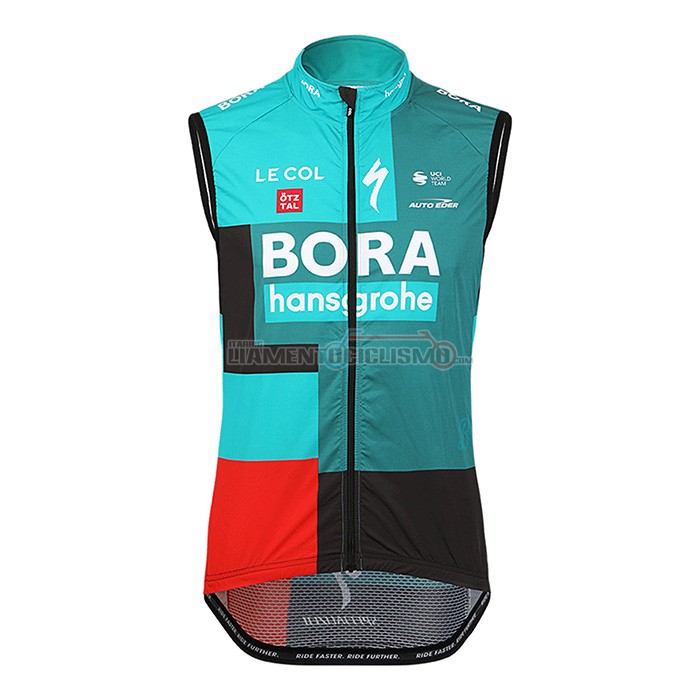 Gilet Antivento Bora-Hansgrone Manica Corta 2022 Verde