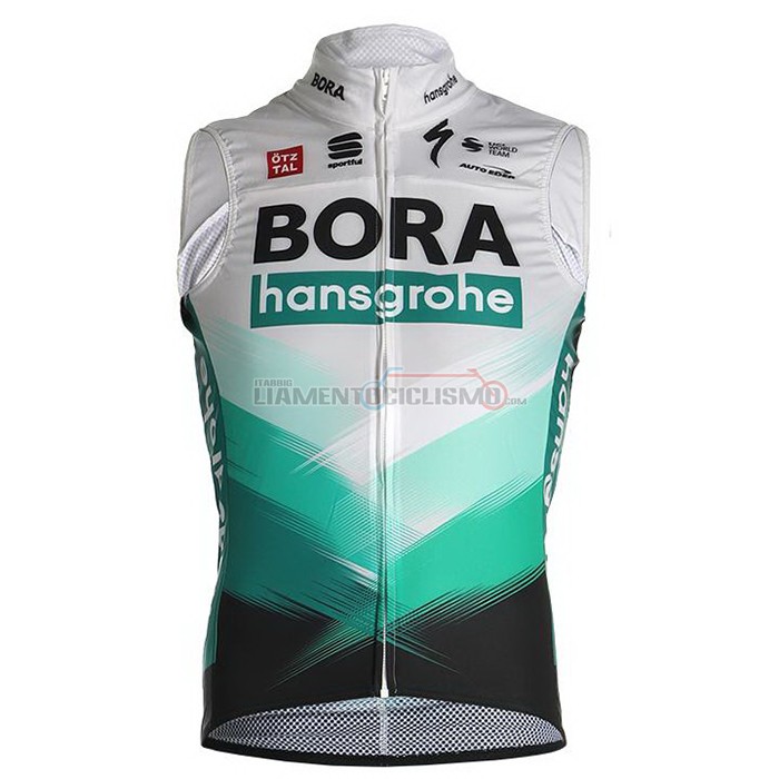 Gilet Antivento Bora 2021 Bianco Verde Nero