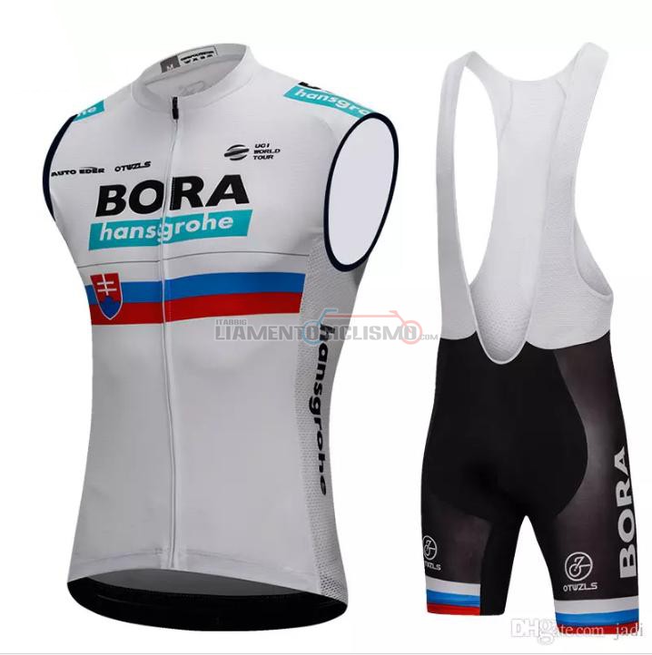 Gilet Antivento Bora Russia 2018 Bianco