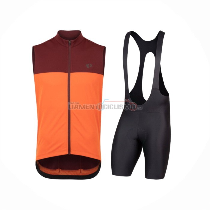 Gilet Antivento Pearl Izumi Manica Corta 2021 Arancione