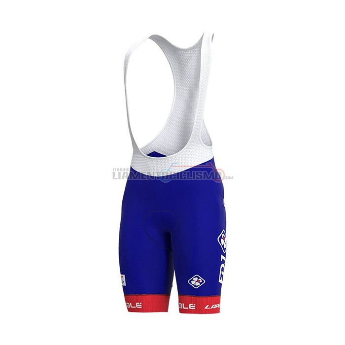 Gilet Antivento Groupama-FDJ Manica Corta 2022 Bianco Blu