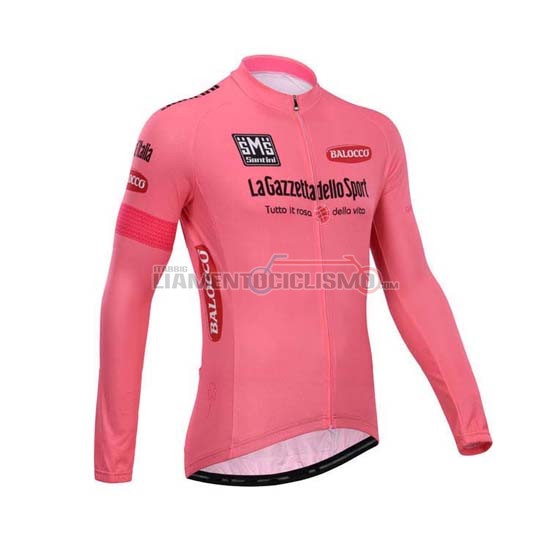 Abbigliamento Ciclismo Giro d'Italia ML 2014 rosa