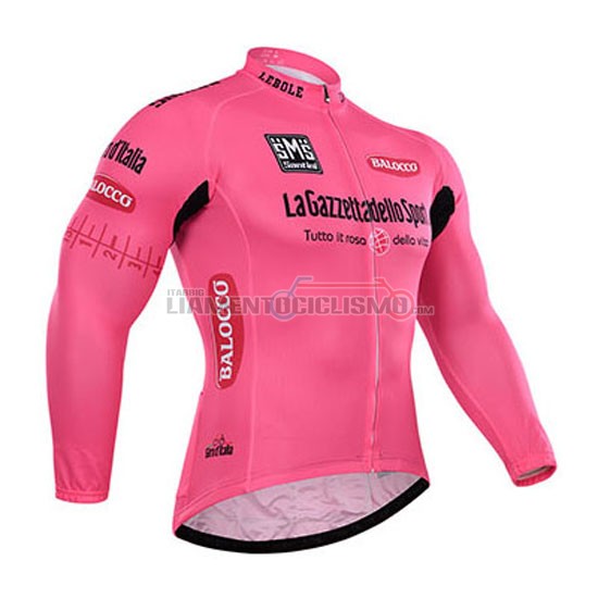 Abbigliamento Ciclismo Giro d'Italia ML 2015 rosa