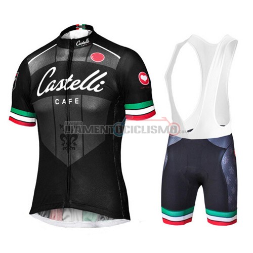 Abbigliamento Ciclismo Castelli 2015 nero e verde