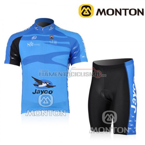 Abbigliamento Ciclismo Jayco 2010 nero e blu