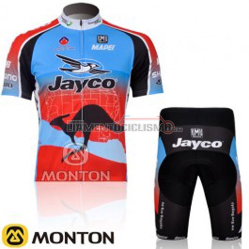 Abbigliamento Ciclismo Jayco 2011 nero e blu