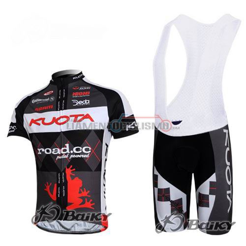 Abbigliamento Ciclismo KUOTA 2011 nero e bianco