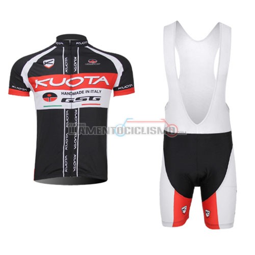 Abbigliamento Ciclismo KUOTA 2011 nero e rosso