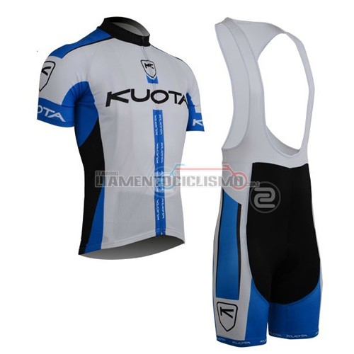 Abbigliamento Ciclismo KUOTA 2013 bianco e blu