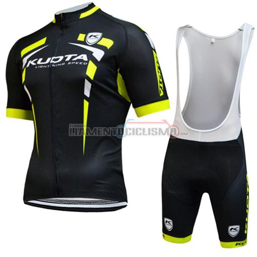 Abbigliamento Ciclismo KUOTA 2015 nero e giallo