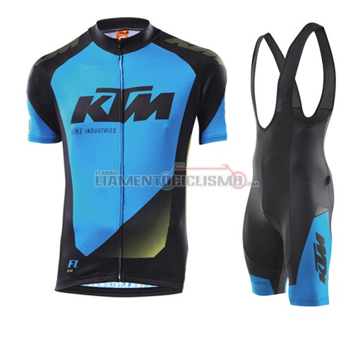 Abbigliamento Ciclismo Ktm 2015 blu e nero