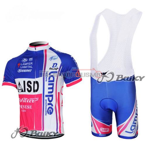 Abbigliamento Ciclismo Lampre 2013 blu e rosso