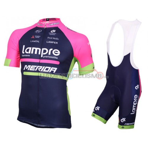 Abbigliamento Ciclismo Lampre 2016 blu e fuxia