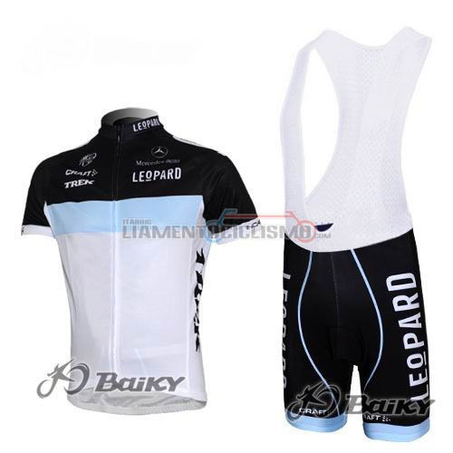 Abbigliamento Ciclismo Leopard 2011 nero e bianco