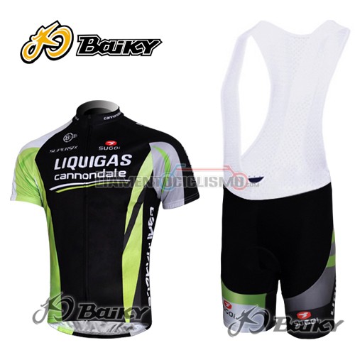 Abbigliamento Ciclismo Liquigas 2011 nero e verde