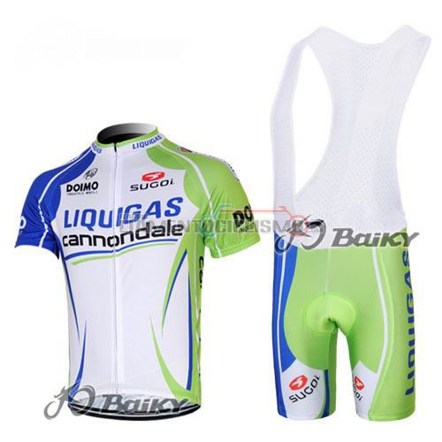 Abbigliamento Ciclismo Liquigas 2012 bianco e verde