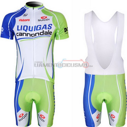 Abbigliamento Ciclismo Liquigas 2013 bianco e verde