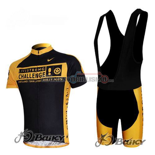 Abbigliamento Ciclismo LiveStrong 2010 nero e giallo