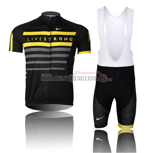 Abbigliamento Ciclismo LiveStrong 2013 nero e giallo