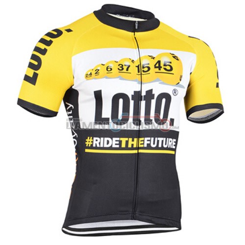 Abbigliamento Ciclismo Lotto 2015 nero e giallo 