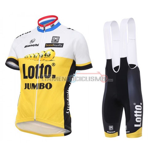 Abbigliamento Ciclismo Lotto 2016 giallo e bianco