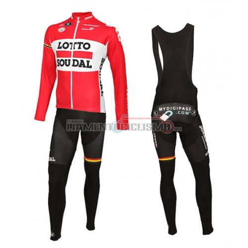 Abbigliamento Ciclismo Lotto ML 2016 bianco e rosso