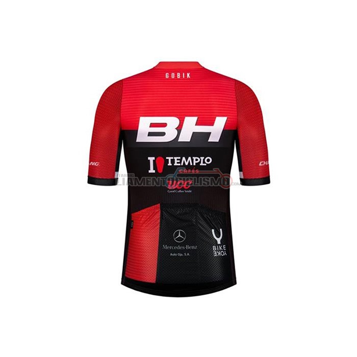 Abbigliamento Ciclismo BH Templo Cafes UCC Manica Corta 2020 Nero Rosso