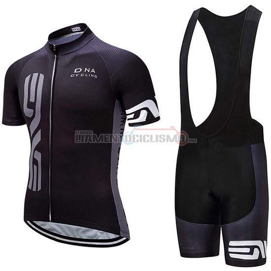 Abbigliamento Ciclismo Dna Manica Corta 2019 Nero