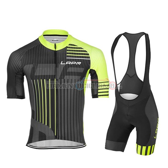 Abbigliamento Ciclismo Lungo Ao Nero Manica Corta 2019 Verde