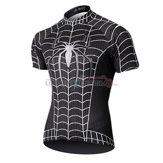 Abbigliamento Ciclismo Marvel Heros Spider Man Manica Corta 2019 Nero