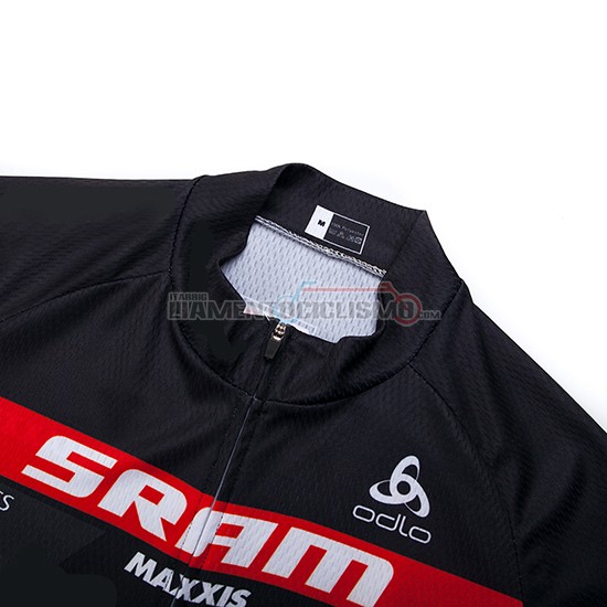 Abbigliamento Ciclismo Sram Manica Corta 2019 Nero Verde