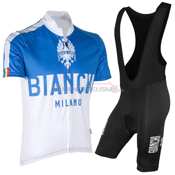 Abbigliamento Ciclismo Bianchi 2017 Milano 2017 blu