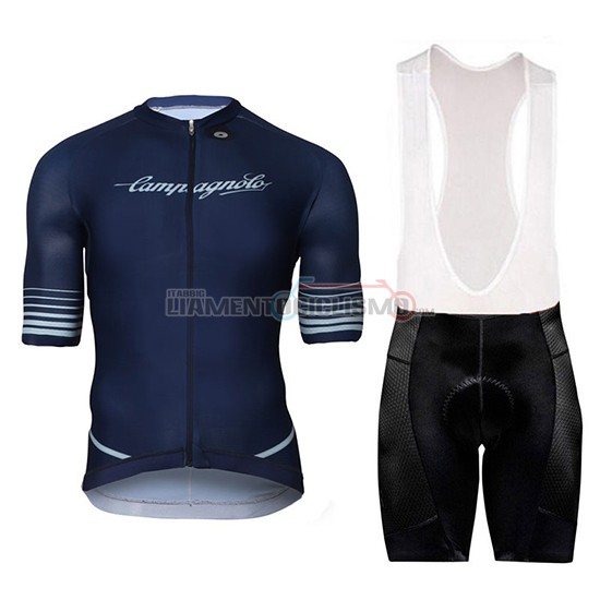 Abbigliamento Ciclismo Campagnolo Platino Manica Corta 2018 Spento Blu