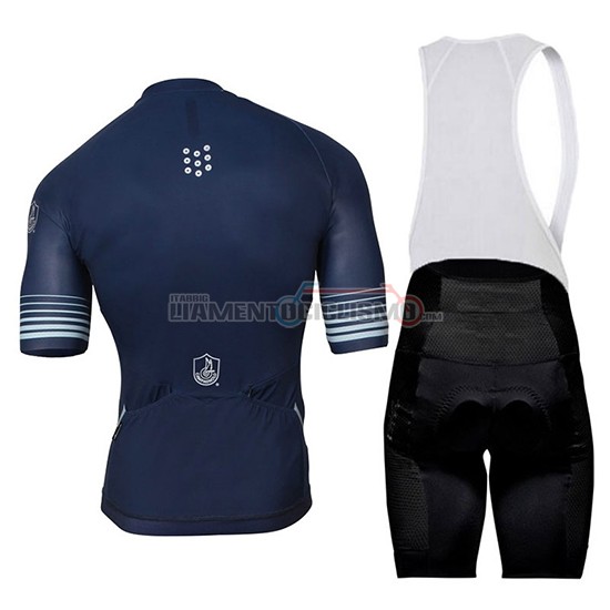 Abbigliamento Ciclismo Campagnolo Platino Manica Corta 2018 Spento Blu