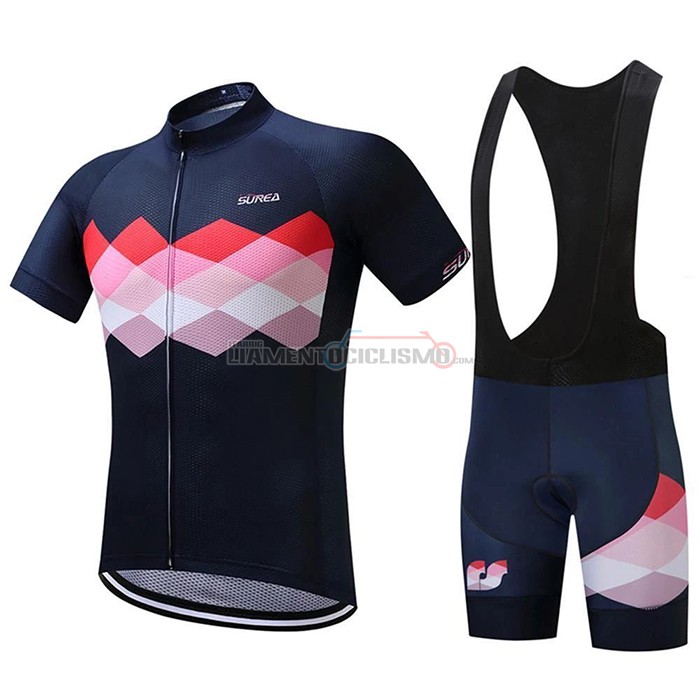 Abbigliamento Ciclismo Eddie Manica Corta 2020 Nero Rosso