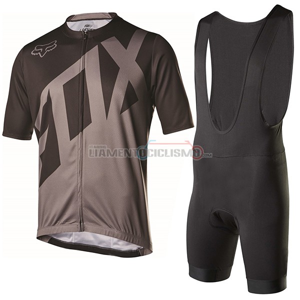 Abbigliamento Ciclismo Fox Livewire 2017 nero e grigio