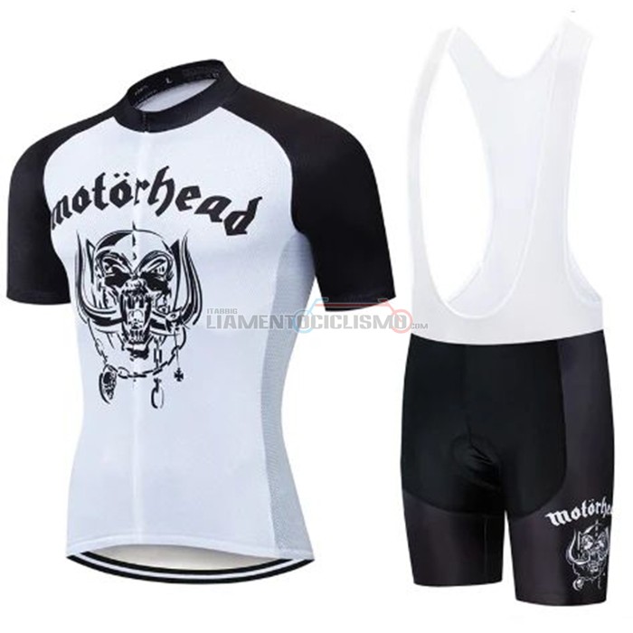 Abbigliamento Ciclismo Lemmy Manica Corta 2020 Nero Bianco