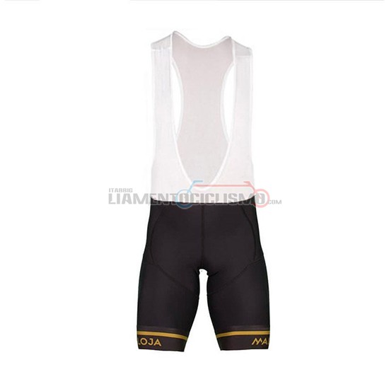 Abbigliamento Ciclismo Maloja PushbikersM Manica Corta 2018 Nero Giallo