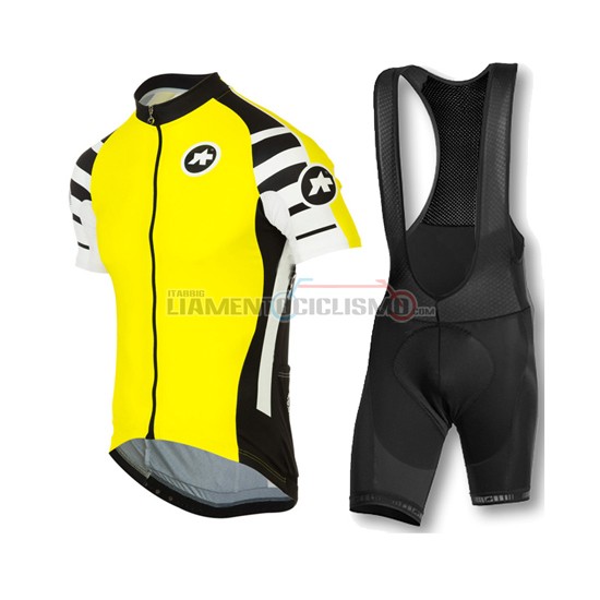 Abbigliamento Ciclismo Assos 2016 nero e giallo