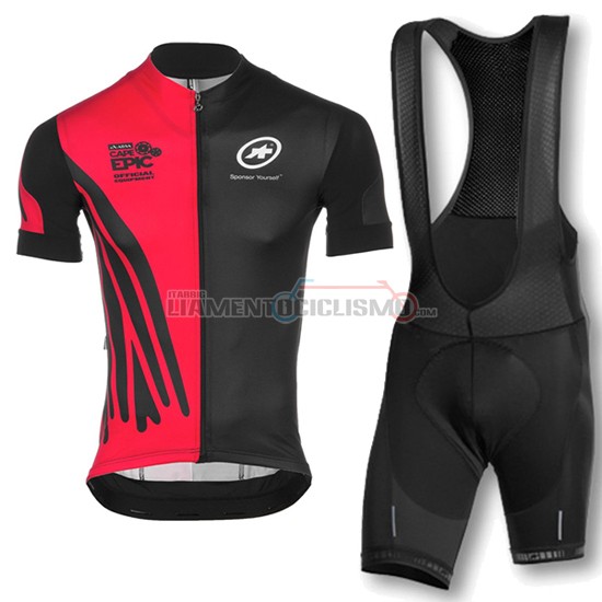 Abbigliamento Ciclismo Assos 2016 nero e rosso