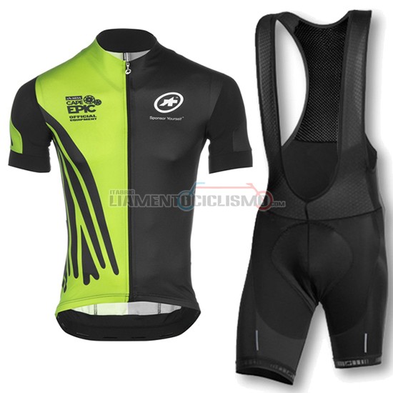 Abbigliamento Ciclismo Assos 2016 nero e verde