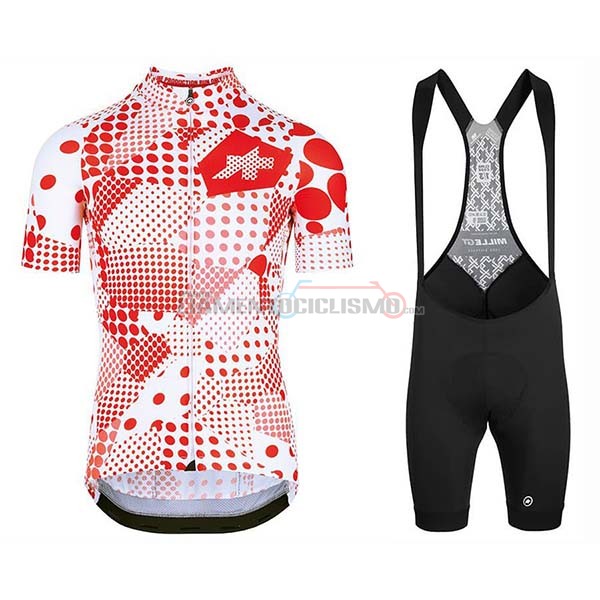 Abbigliamento Ciclismo Assos Erlkoenig Manica Corta 2020 Rosso Bianco
